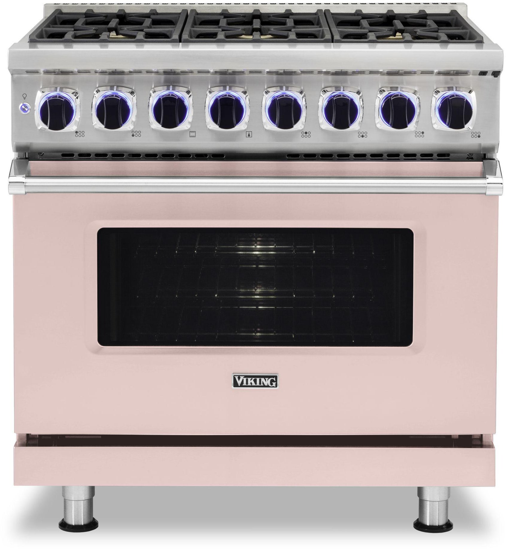 Viking VDR73626BBH 36 Inch Freestanding Dual Fuel Range with Sealed B...