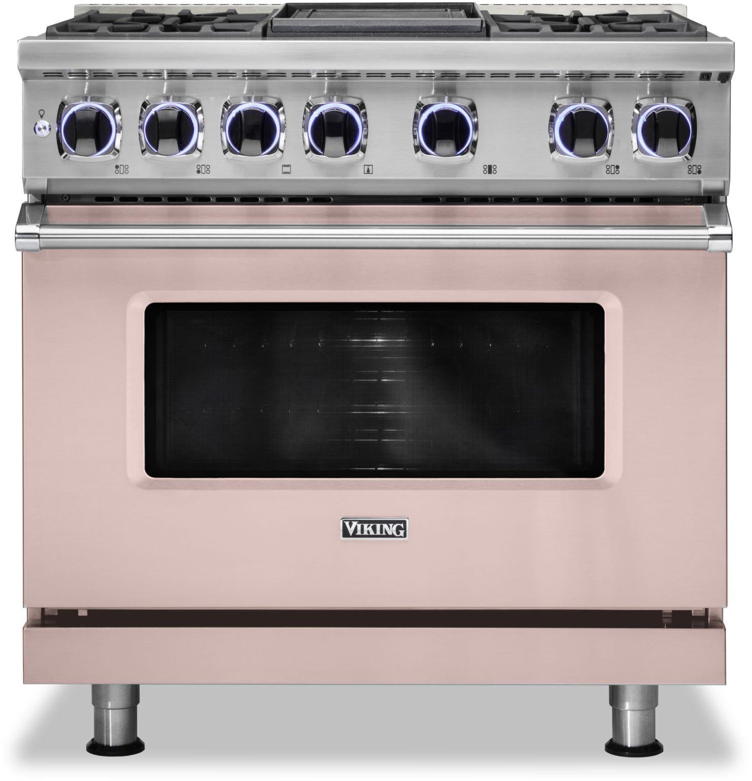 Viking VDR73624GBH 36 Inch Freestanding Dual Fuel Range with 4 Sealed...