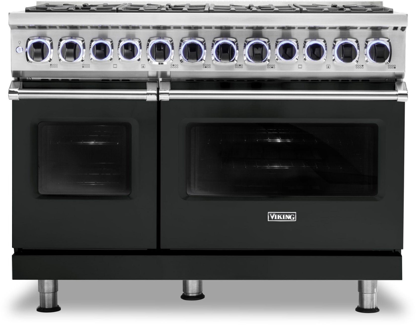 Viking VDR74828BAN 48 Inch Freestanding Professional Dual Fuel Range ...