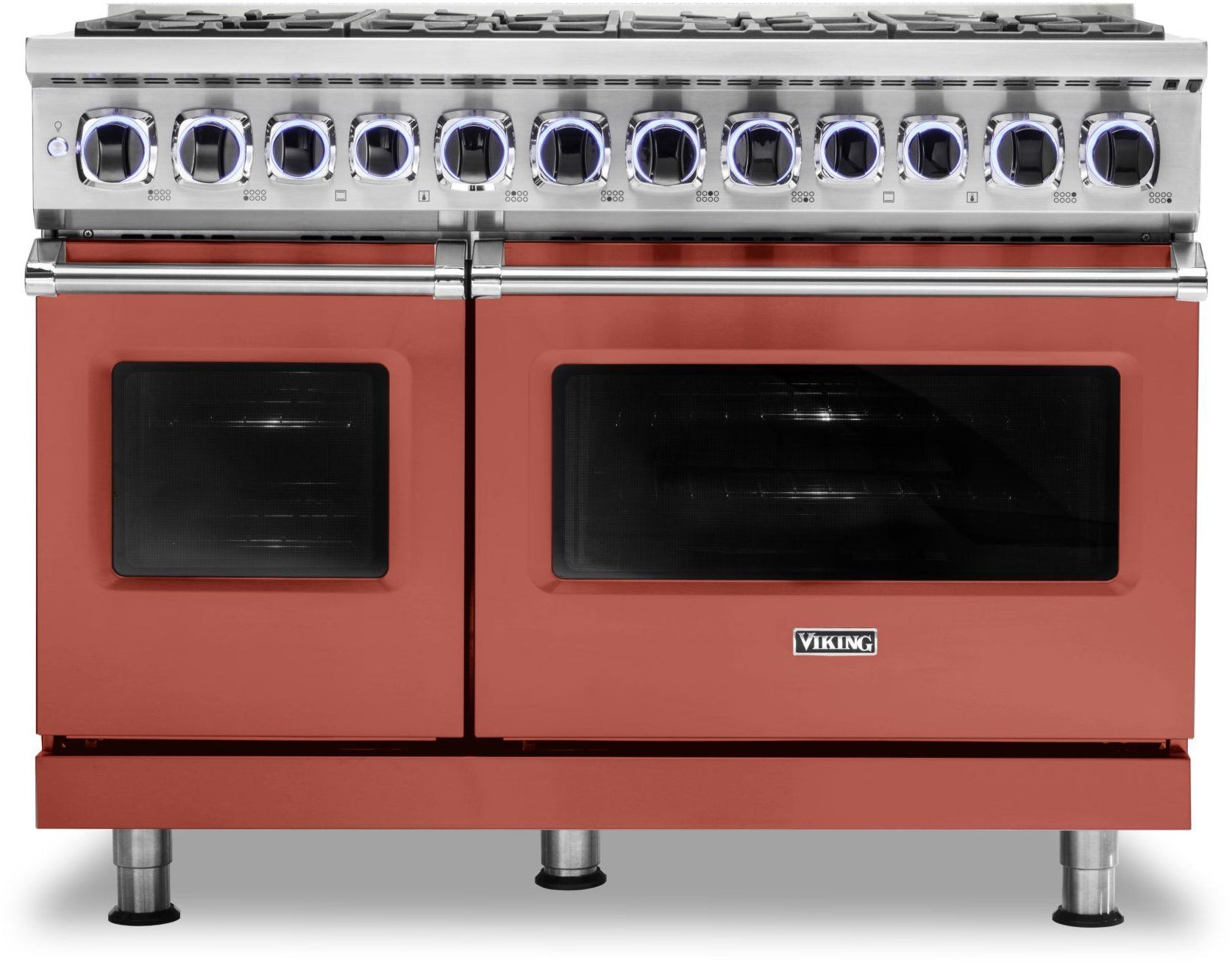 Viking VDR74828BSC 48 Inch Freestanding Professional Dual Fuel Range ...