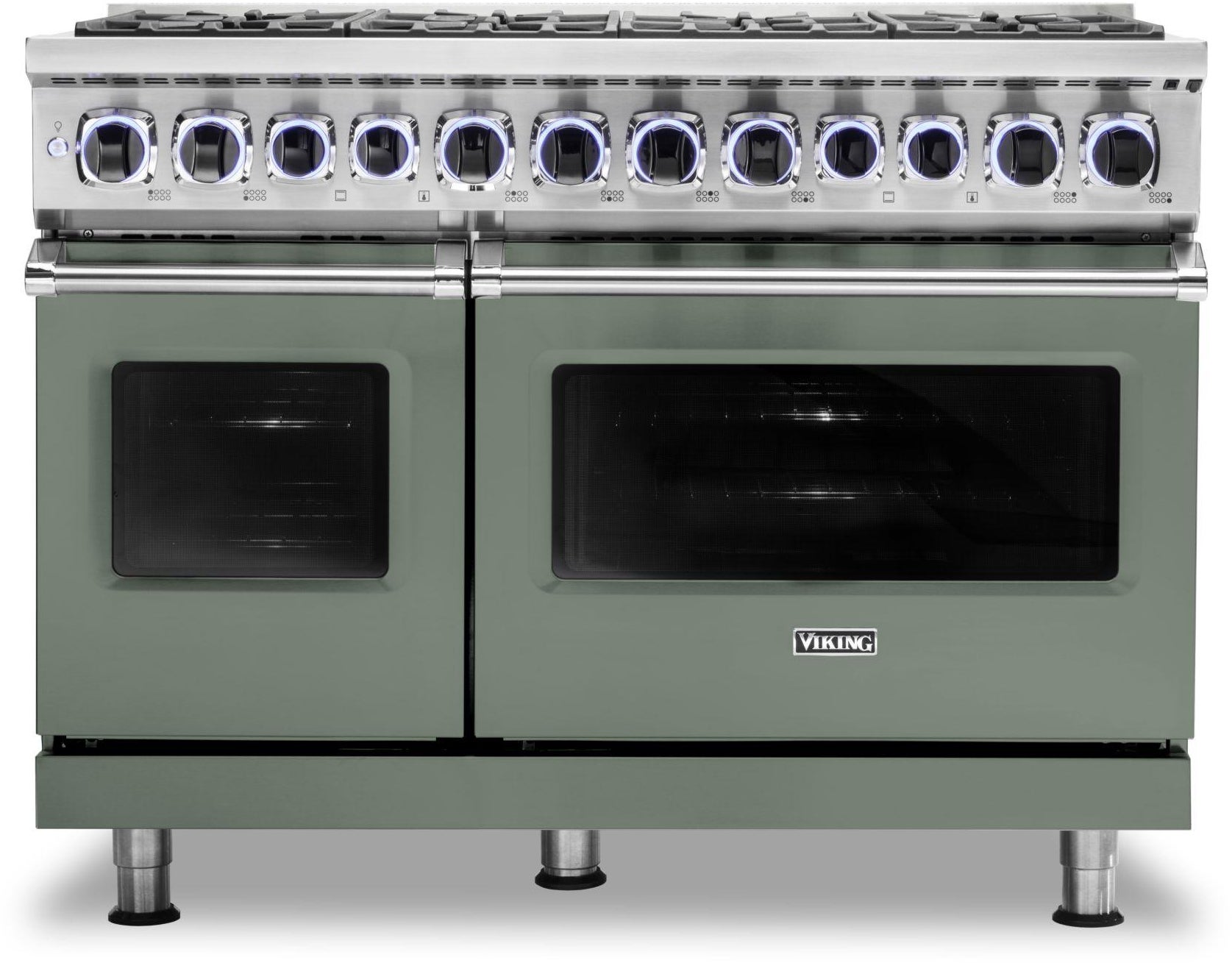 Viking VDR74828BEU 48 Inch Freestanding Professional Dual Fuel Range ...