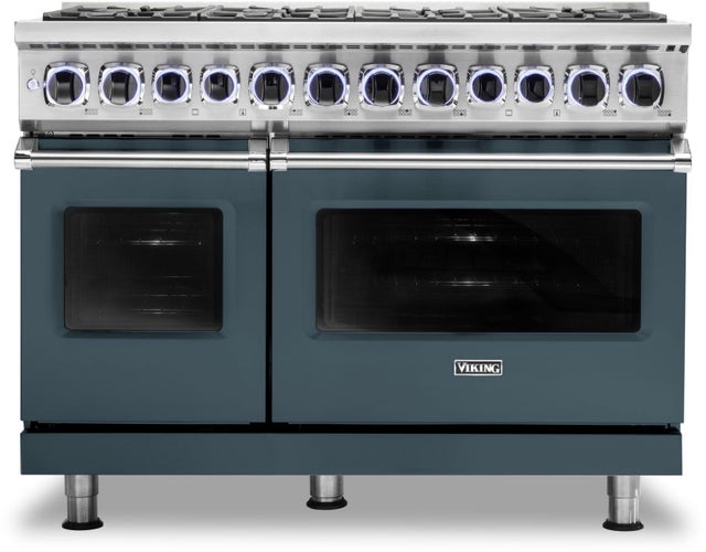 Viking VDR74828BSQ 48 Inch Freestanding Professional Dual Fuel Range ...