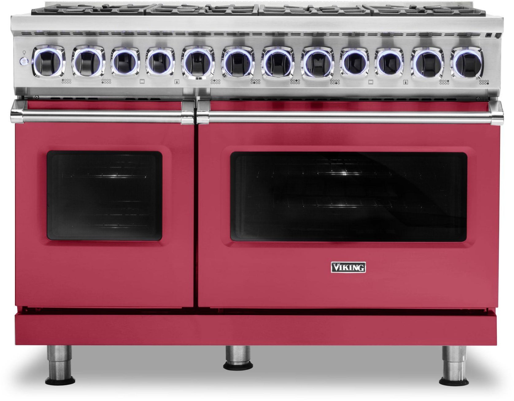 Viking VDR74828BVALP 48 Inch Freestanding Professional Dual Fuel Range ...