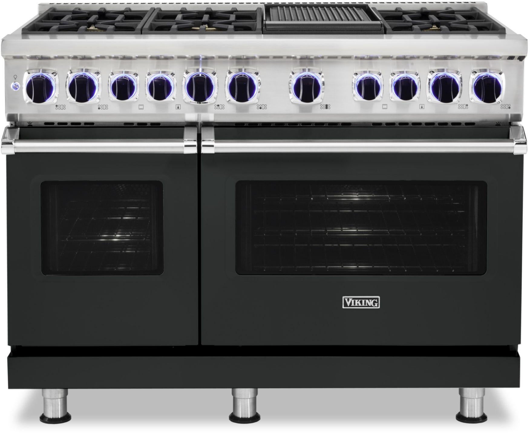 Viking VDR74826GAN 48 Inch Freestanding Dual Fuel Range with 6 Sealed...