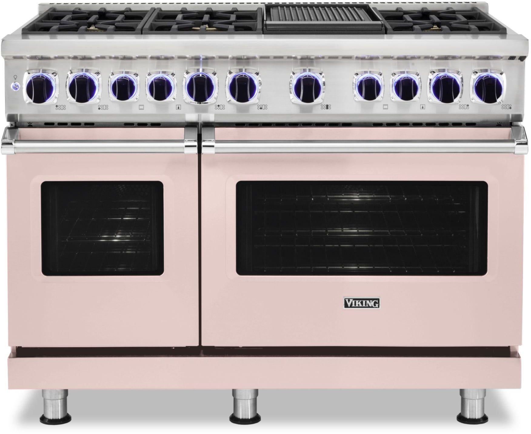 Viking VDR74826GBH 48 Inch Freestanding Dual Fuel Range with 6 Sealed...