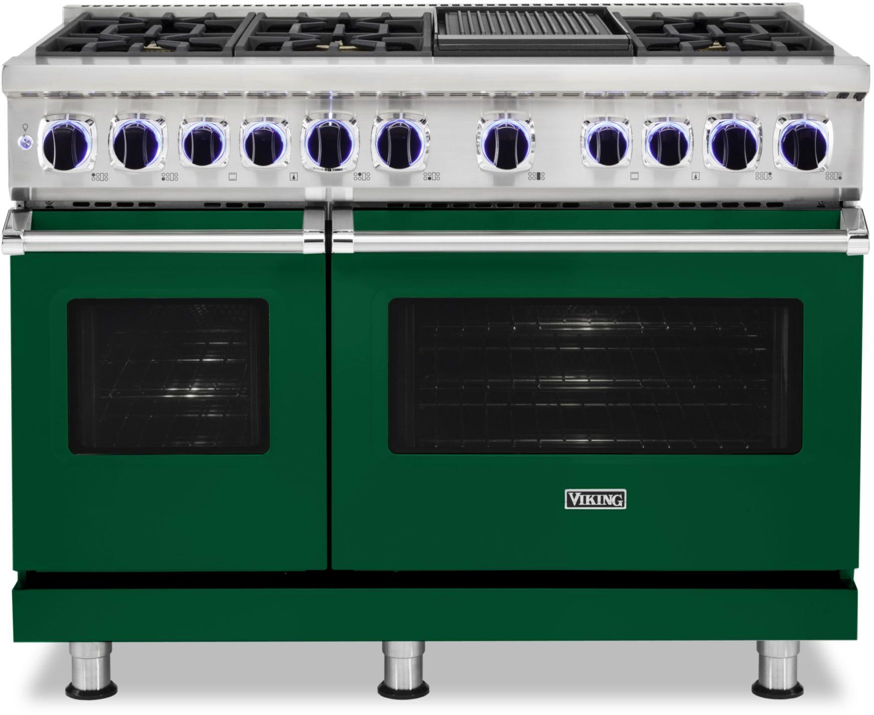 Viking VDR74826GIV 48 Inch Freestanding Dual Fuel Range with 6 Sealed...