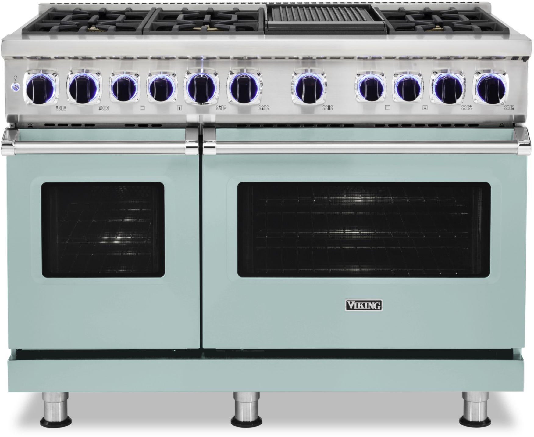 Viking VDR74826GSS 48 Inch Freestanding Dual Fuel Range Stainless