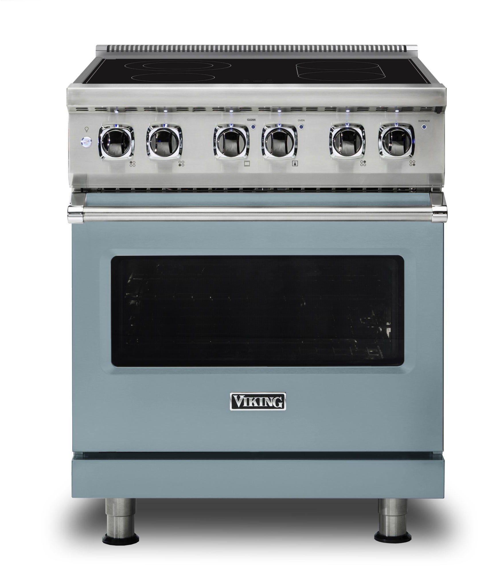 Viking VER53014BNS 30 Inch Freestanding Electric Range with 4 Surface...