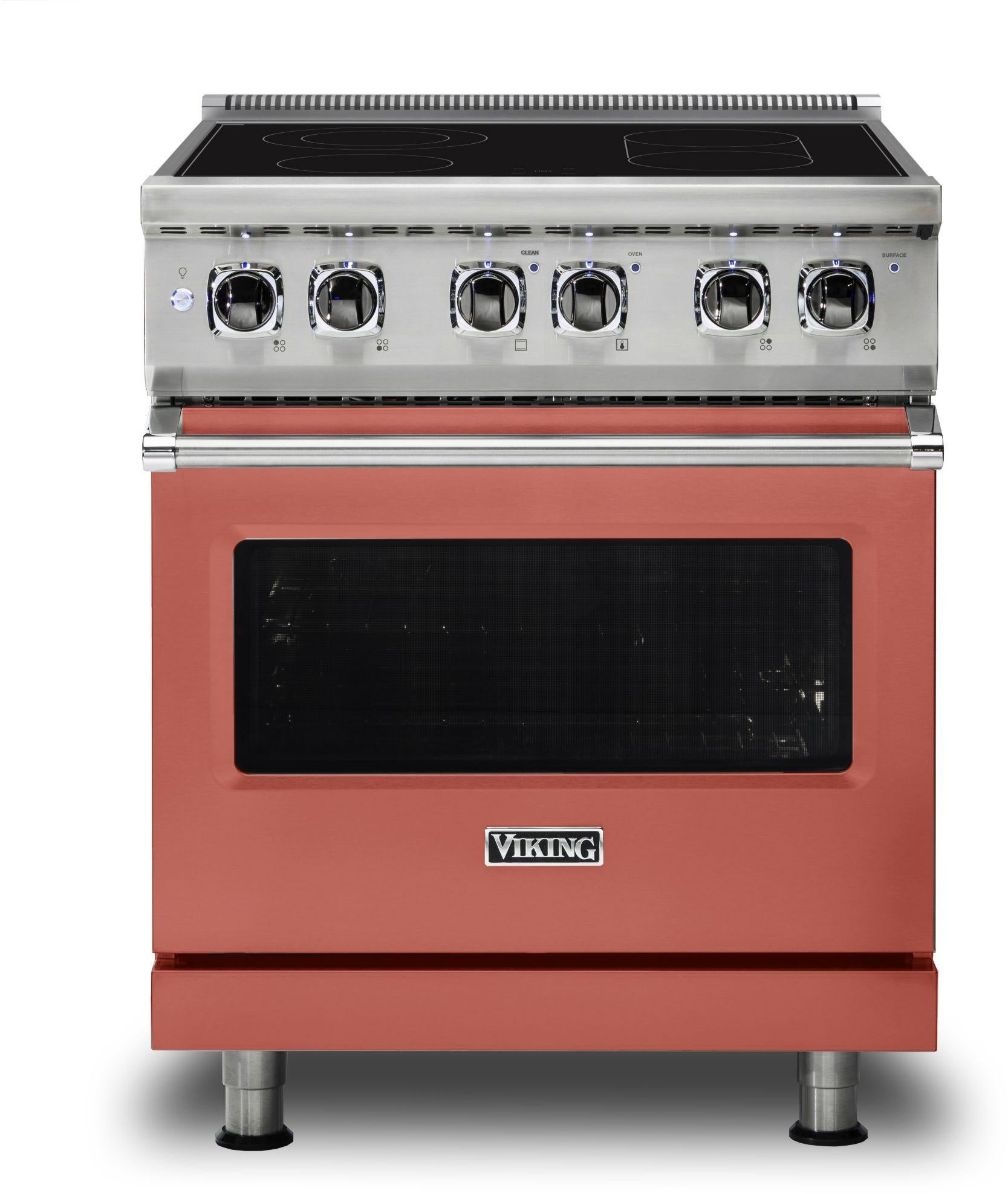 Viking VER53014BSC 30 Inch Freestanding Electric Range with 4 Surface...