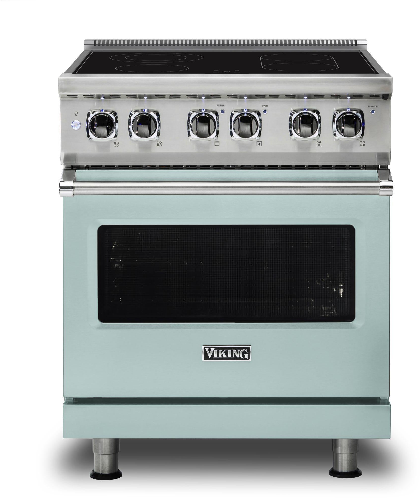 Viking VER53014BSP 30 Inch Freestanding Electric Range with 4 Surface...