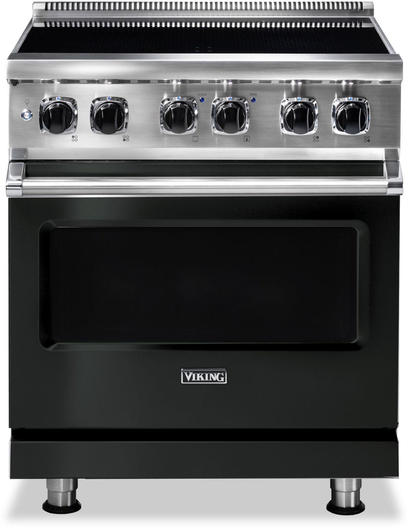 Viking VIR53024BAN 30 Inch Wide 24 Inch D. Induction Self Clean Range...