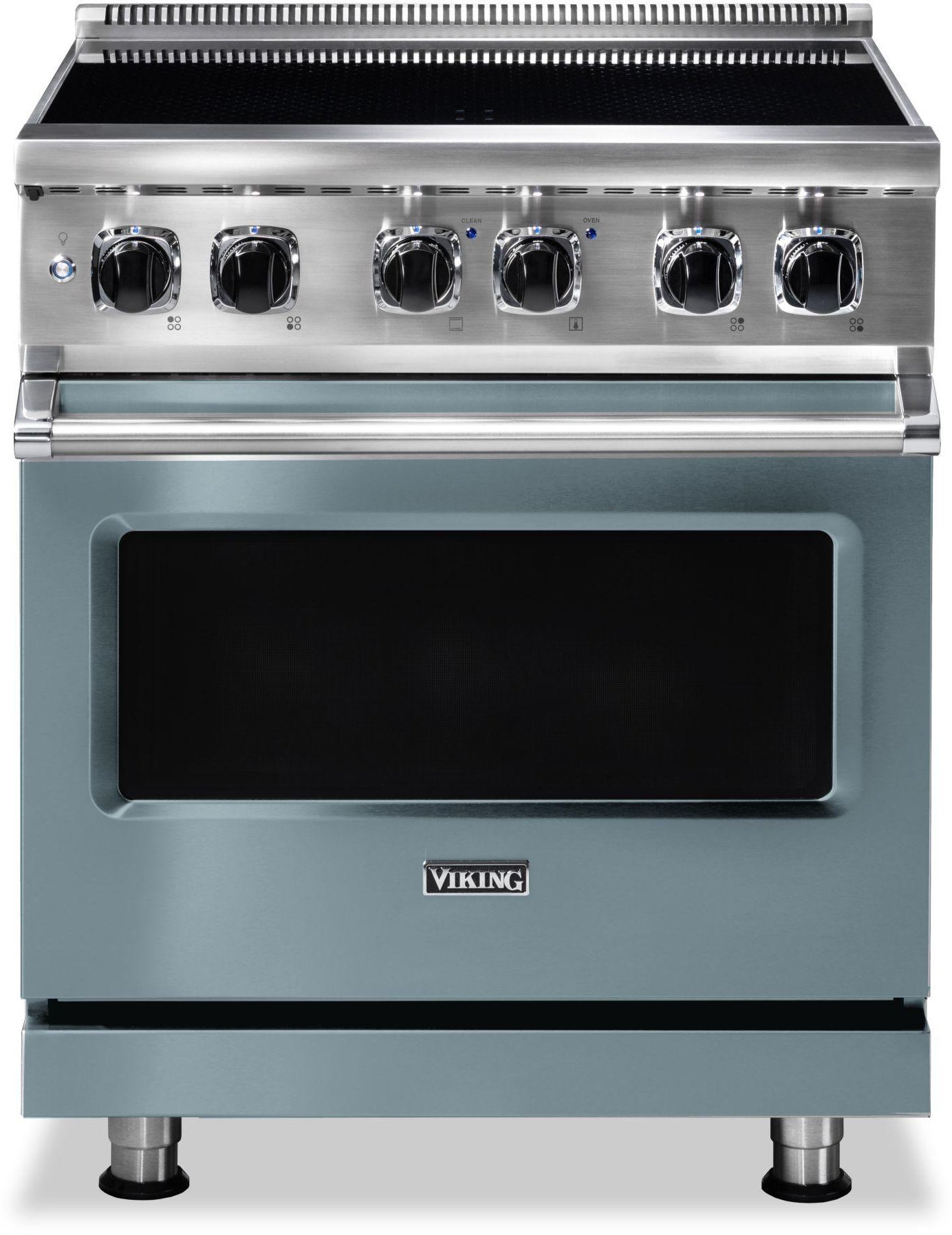 Viking VIR53024BNS 30 Inch Wide 24 Inch D. Induction Self Clean Range...