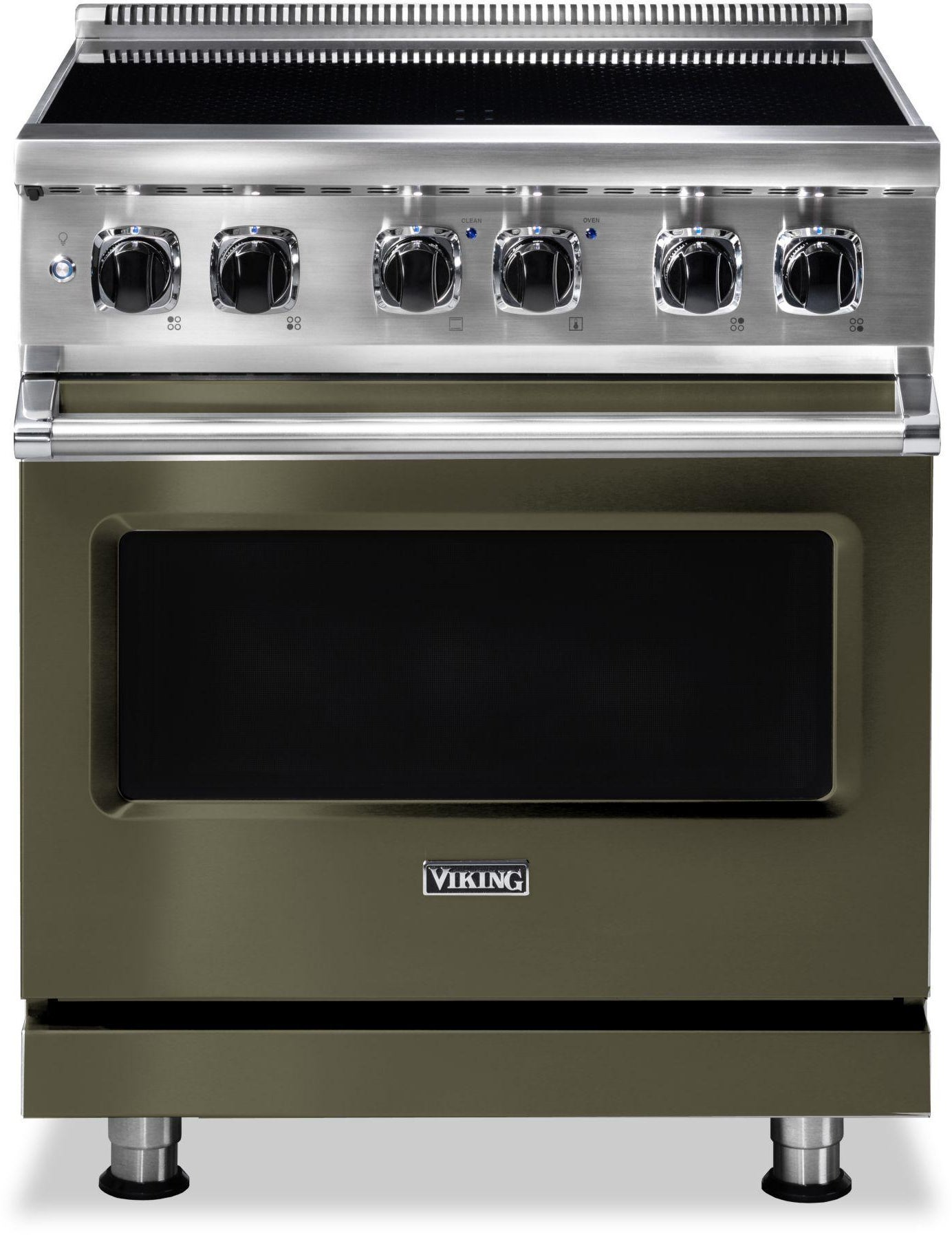 Viking VIR53024BMA 30 Inch Wide 24 Inch D. Induction Self Clean Range...