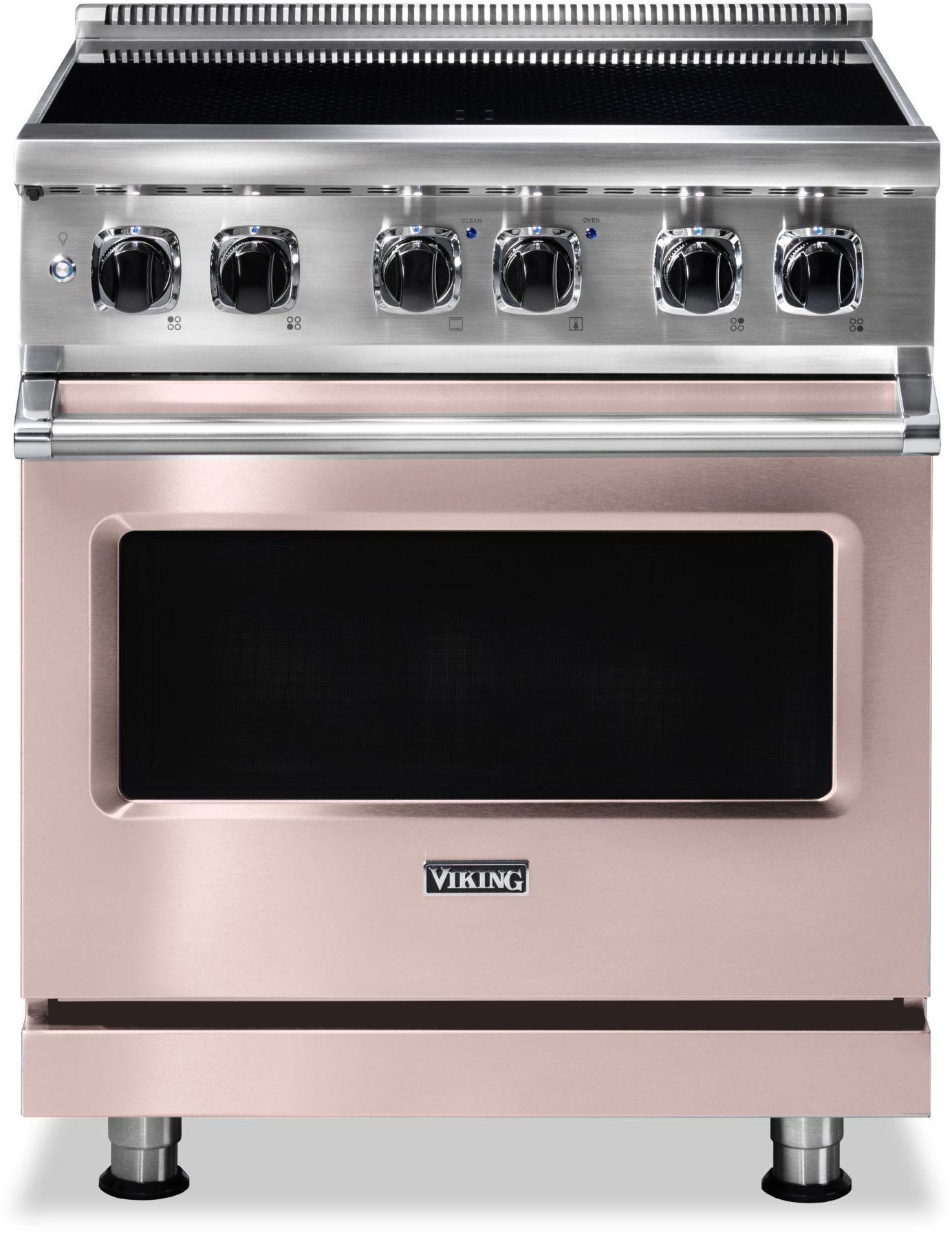 Viking VIR53024BBH 30 Inch Wide 24 Inch D. Induction Self Clean Range...