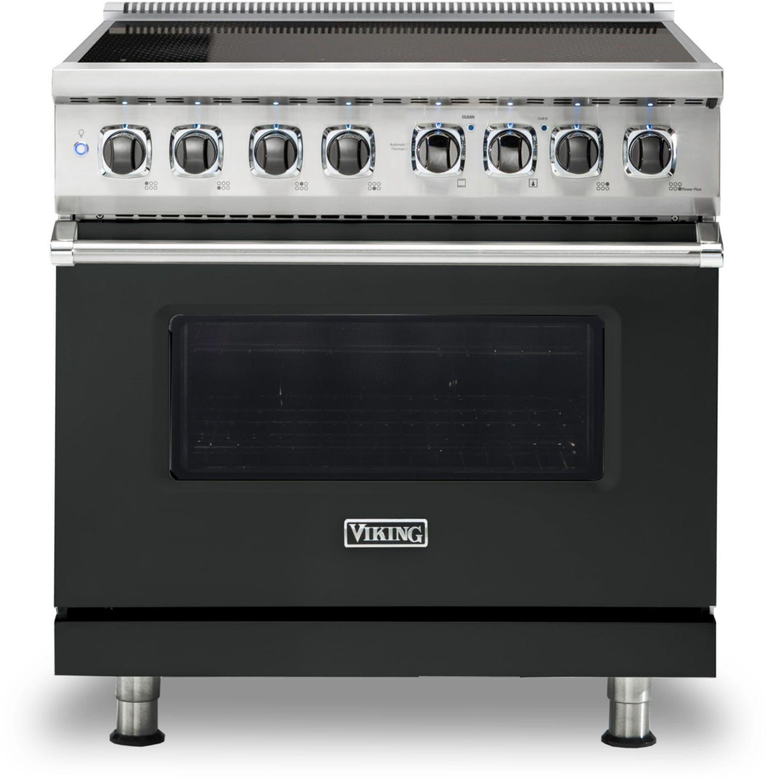 Viking VIR53626BAN 36 Inch Induction Self-Clean Range With 6 Burners:...