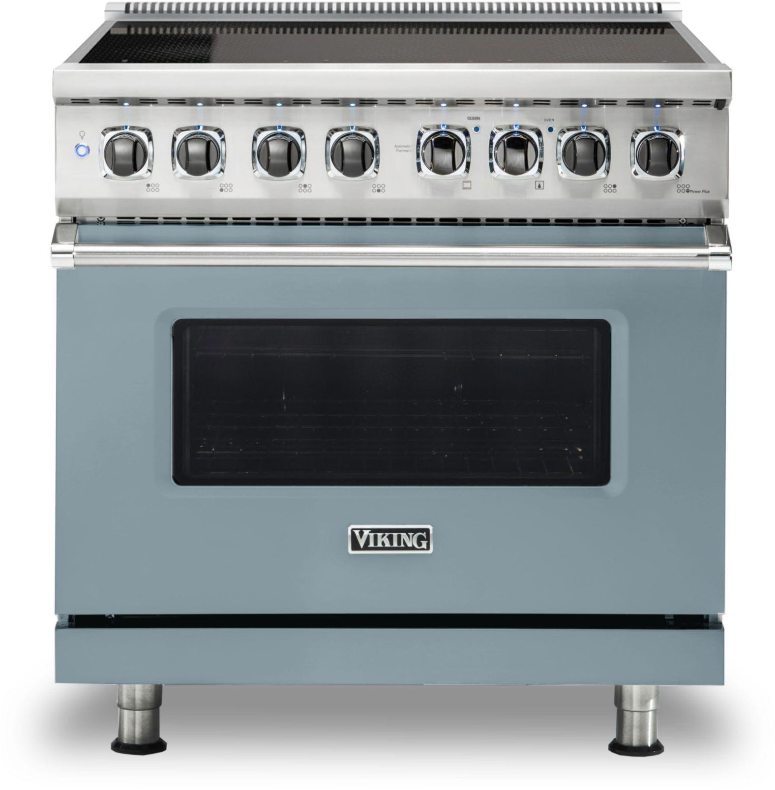 Viking VIR53626BNS 36 Inch Induction Self-Clean Range With 6 Burners:...