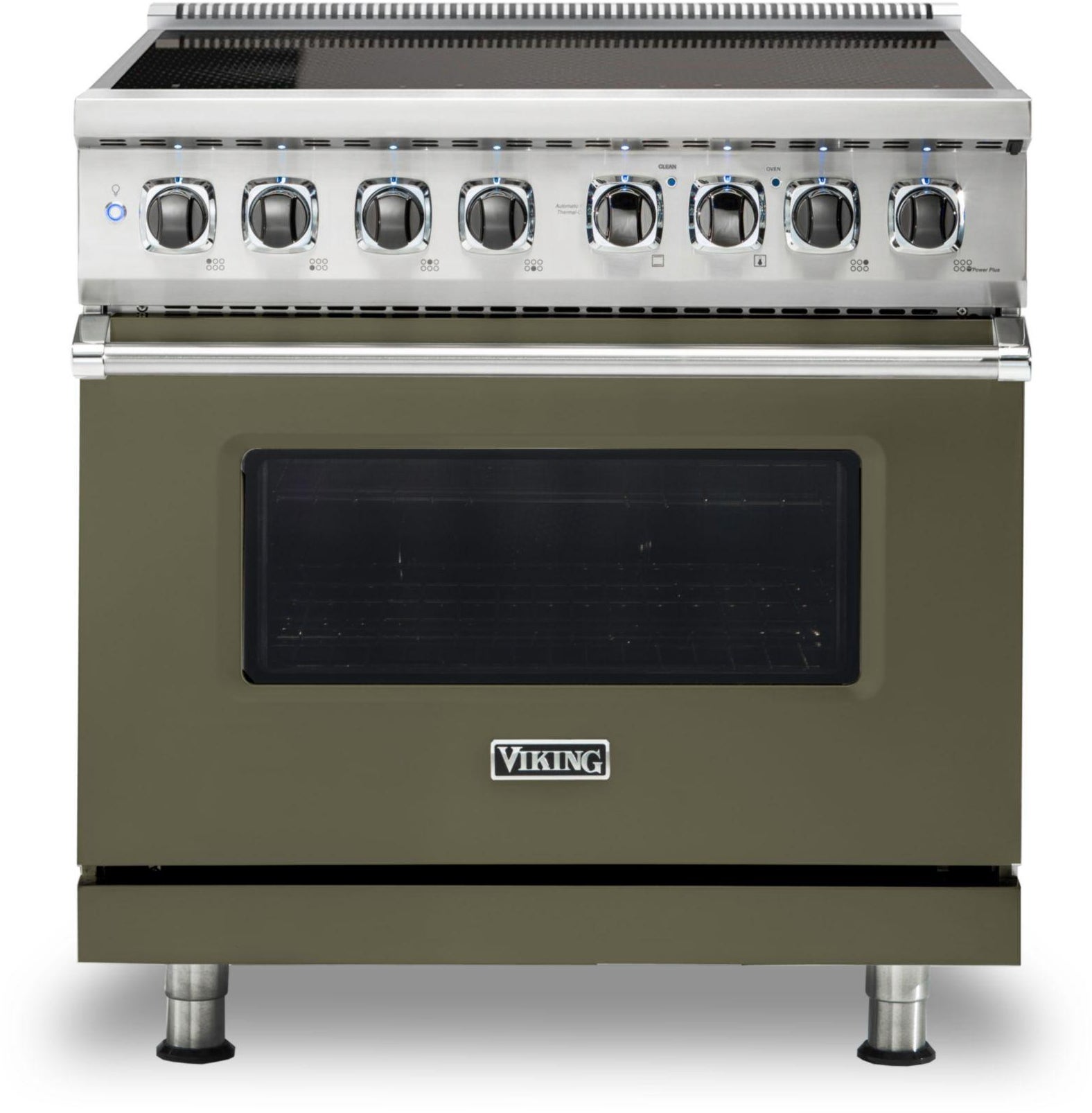 Viking VIR53626BMA 36 Inch Induction Self-Clean Range With 6 Burners:...