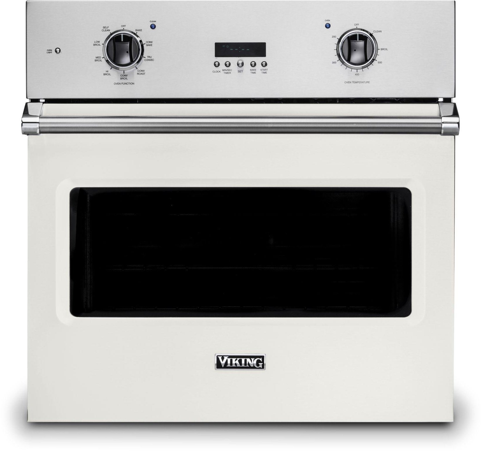 Viking VSOE130PW 30 Inch Single Wall Oven with TruGlide Oven Racks:...