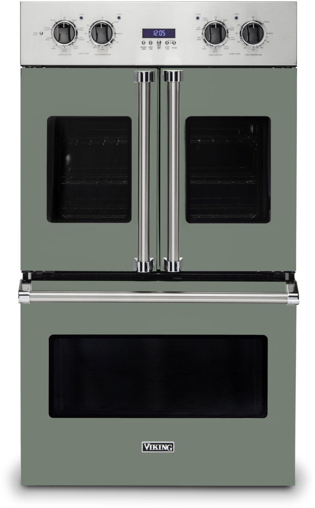 Viking VDOF7301EU 30 Inch French Door Double Wall Oven with Vari-Spe...