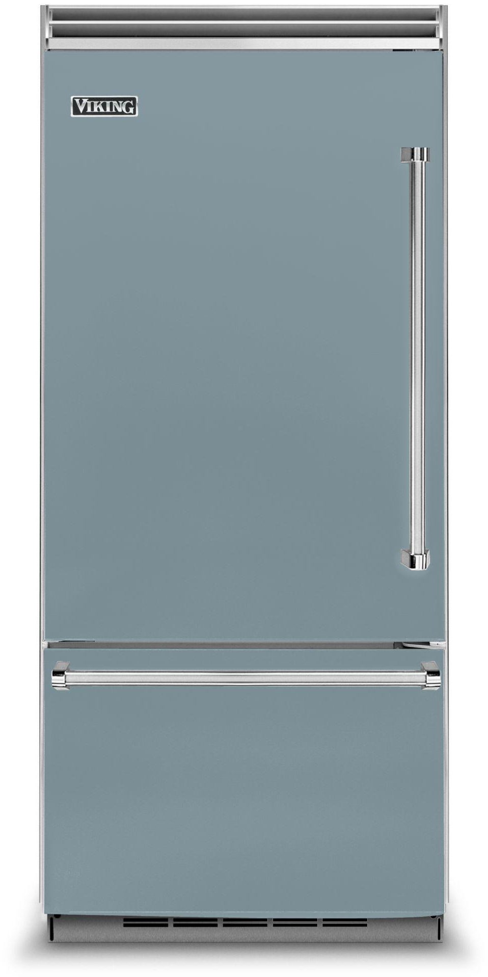 Viking VCBB5363ELNS 36 Inch, 20.4 Cu. Ft. Built-In Bottom Freezer Refr...