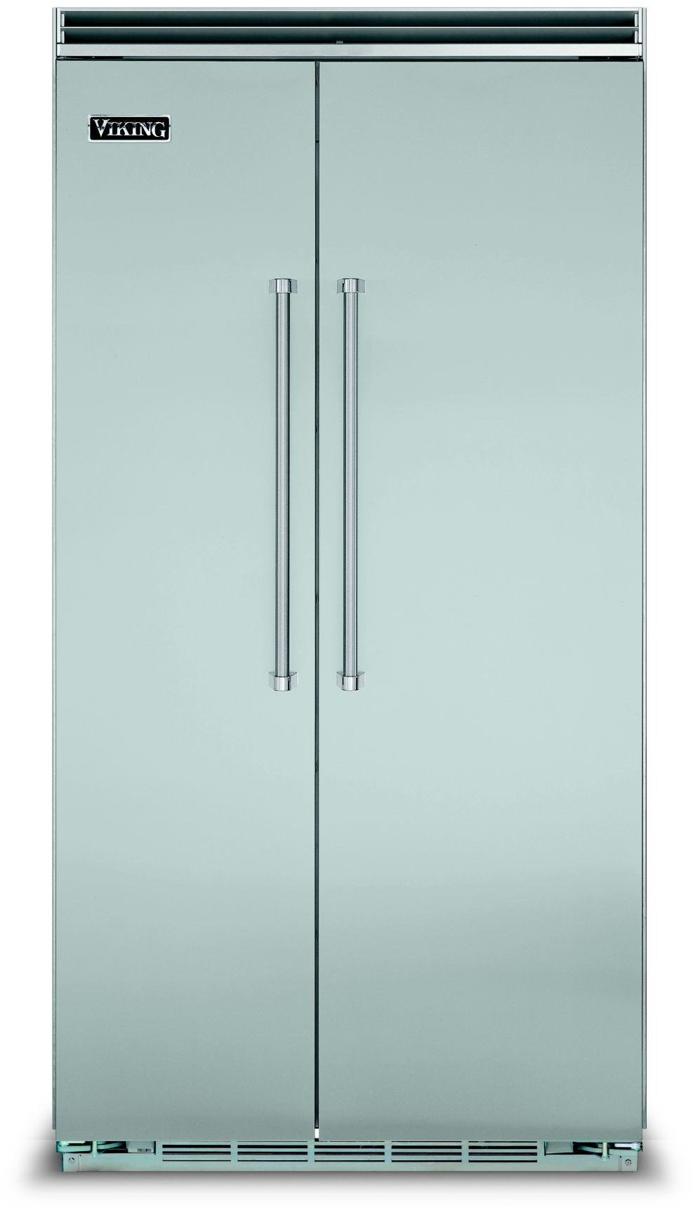 Viking VCSB5423SP 42 Inch, 25.32 Cu. Ft. Built-In Side by Side Refri...