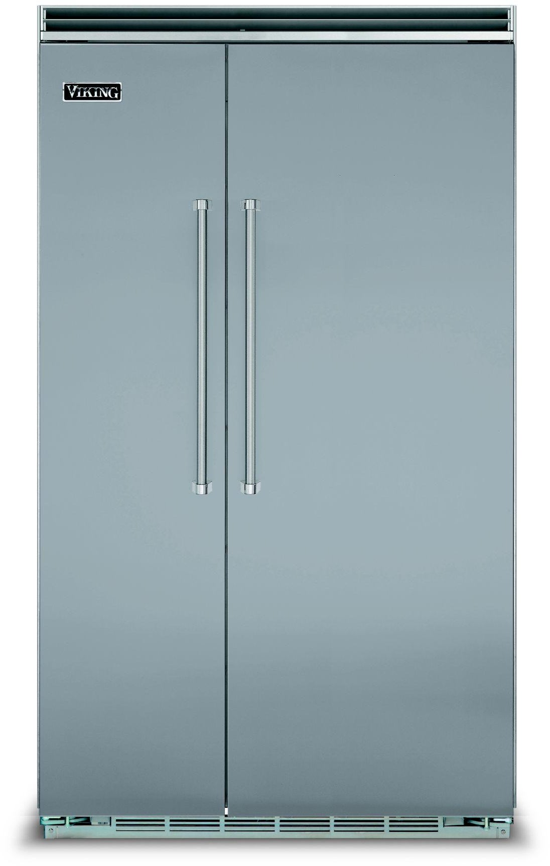 Viking VCSB5483NS 48 Inch Counter Depth Built-In Side by Side Refrig...