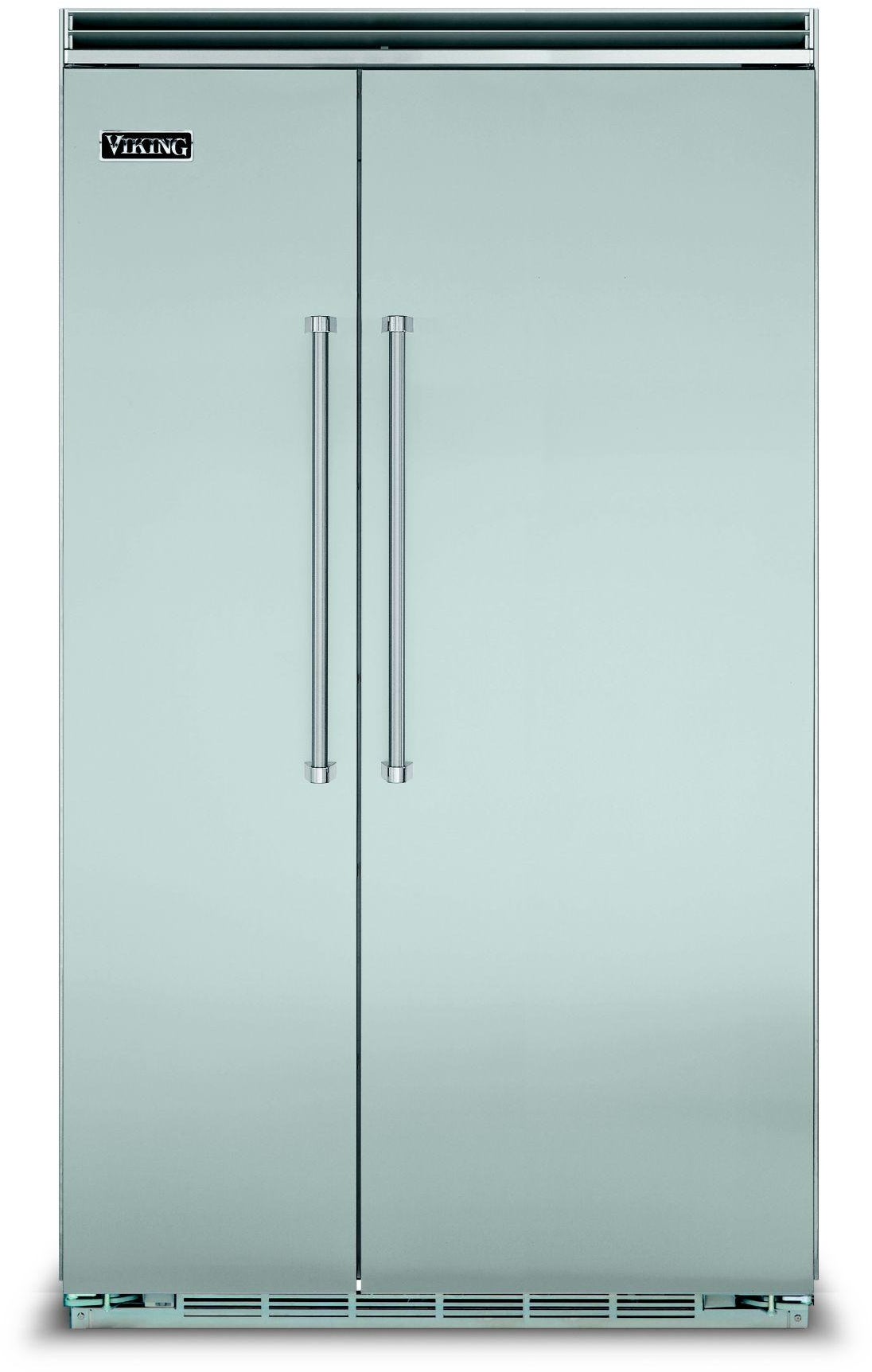 Viking VCSB5483SP 48 Inch Counter Depth Built-In Side by Side Refrig...