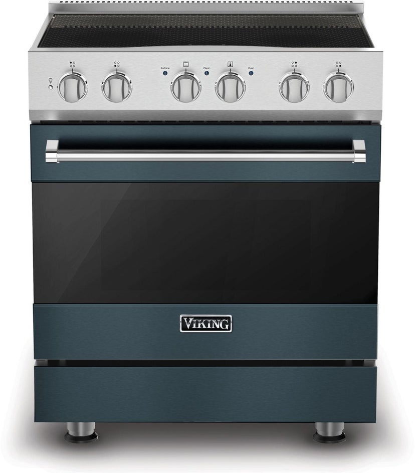 Viking RVIR3304BSQ 30 Inch Induction Range-4 Elements: Squall