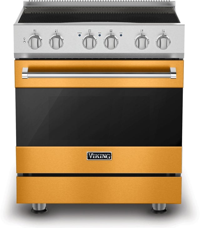 Viking RVIR3304BDA 30 Inch Induction Range-4 Elements: Daffodil