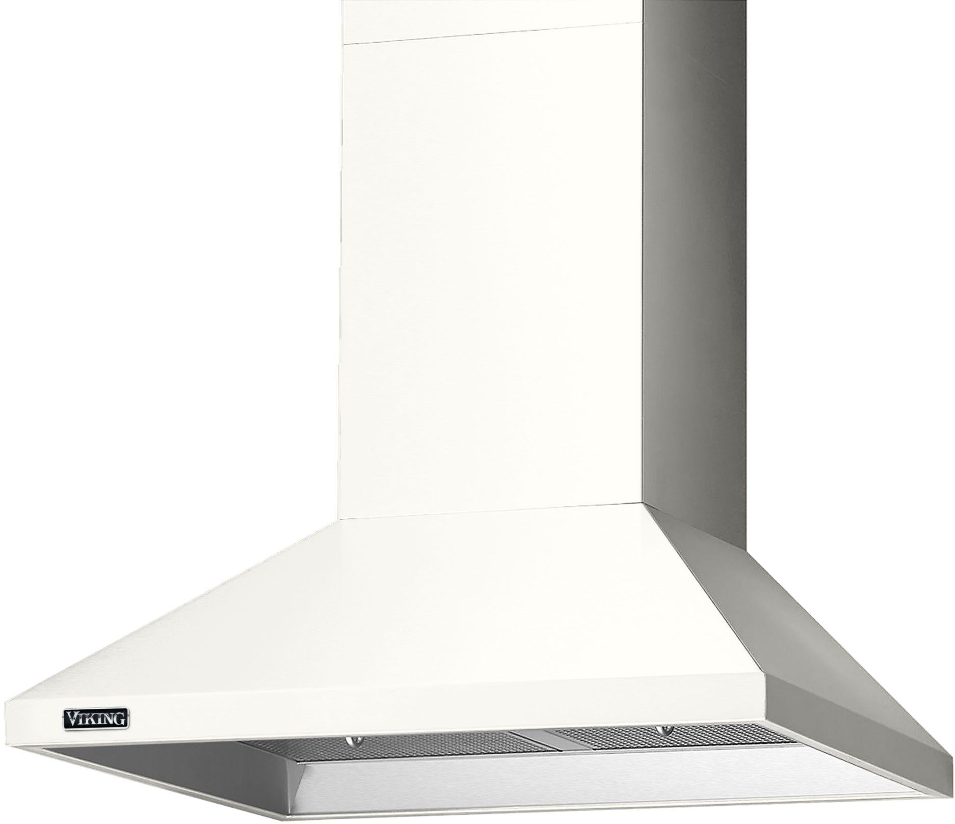 Viking RVCH330PW 30 Inch Wall Mount Chimney Range Hood with 460 CFM...