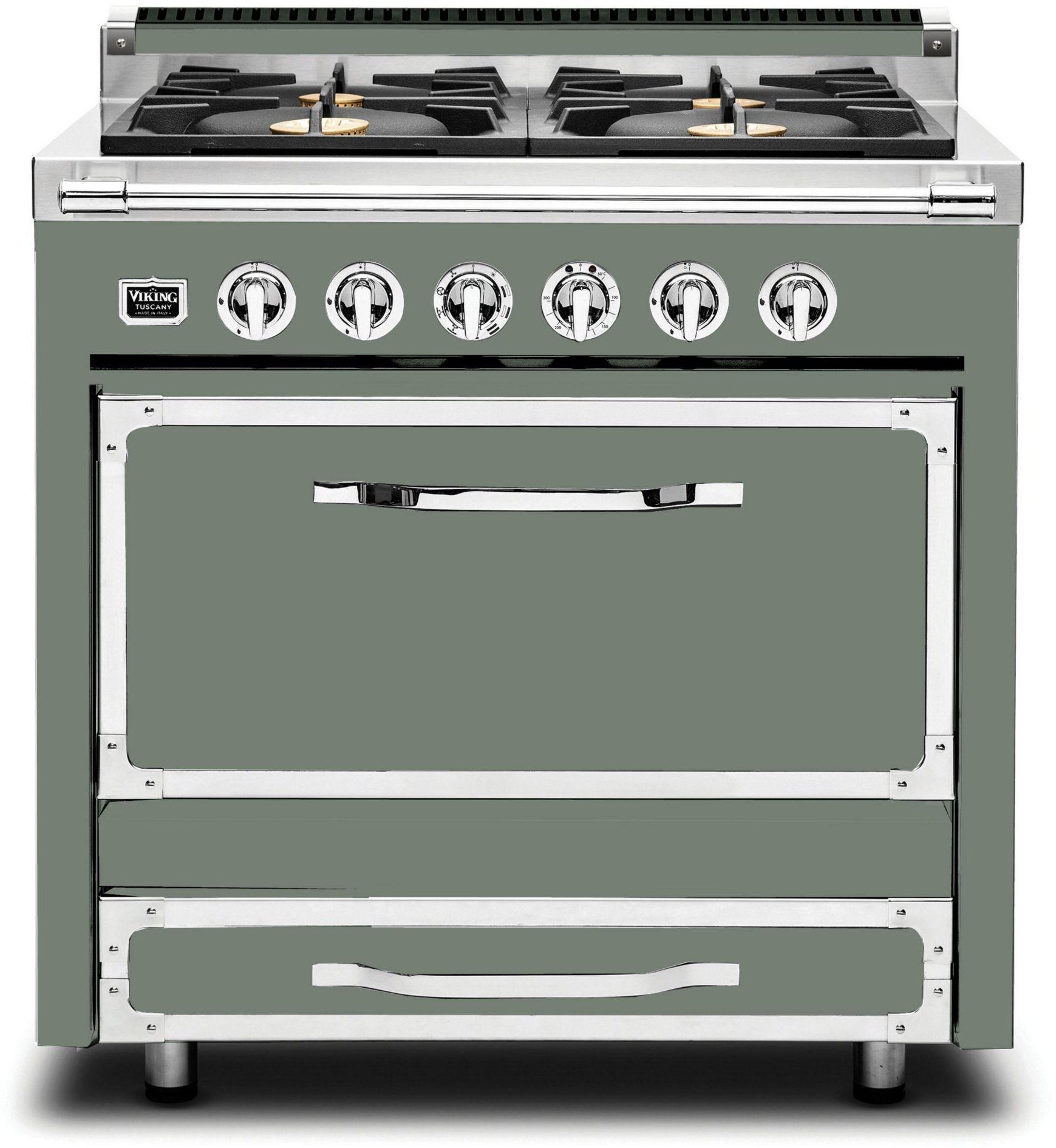 Viking TVDR3614BEU 36 Inch Freestanding Gas Range with 4 Sealed Burne...