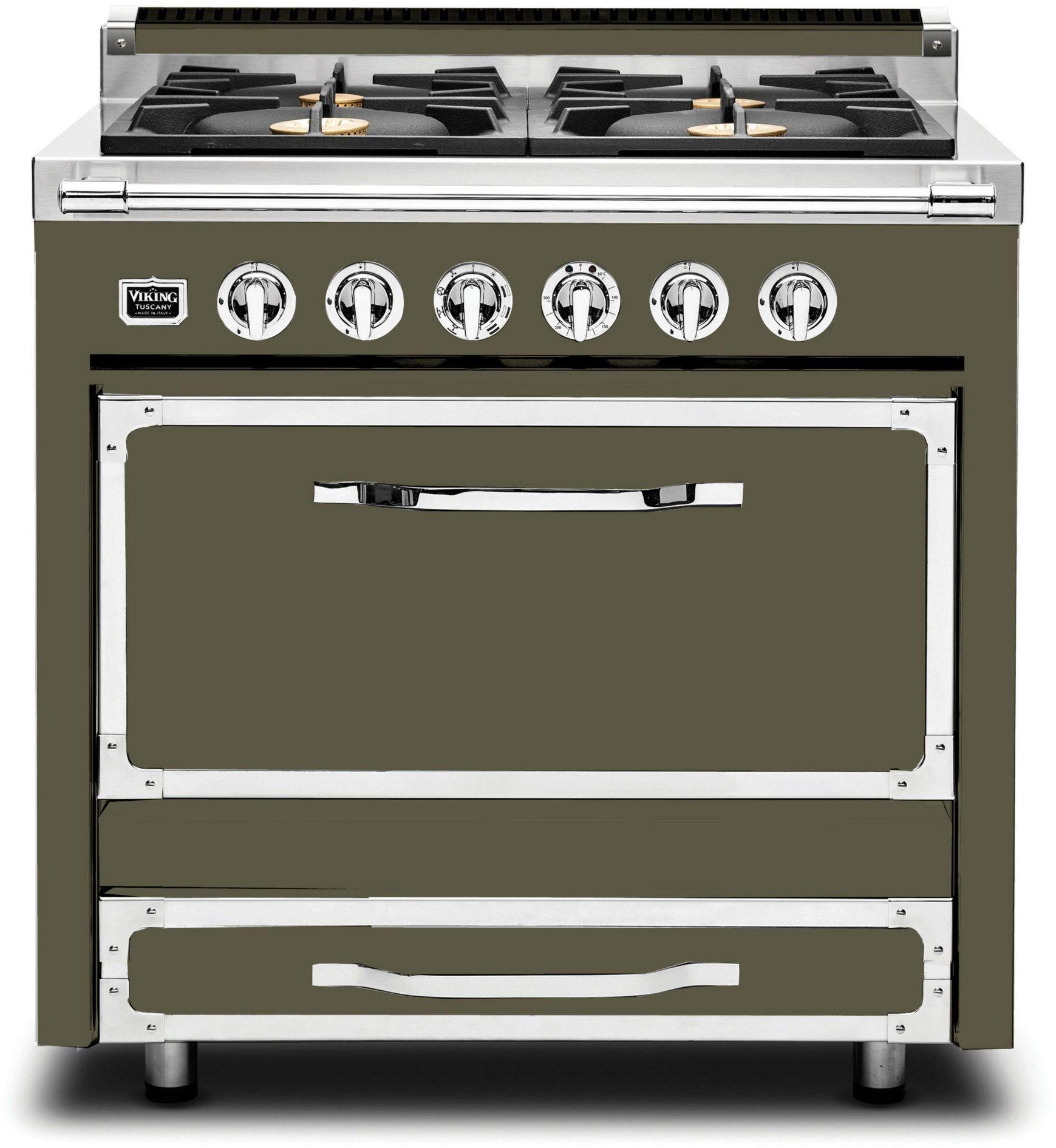 Viking TVDR3614BMA 36 Inch Freestanding Gas Range with 4 Sealed Burne...