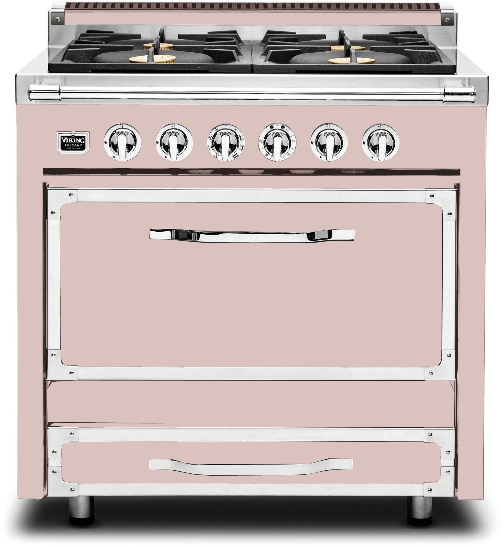 Viking TVDR3614BBH 36 Inch Freestanding Gas Range with 4 Sealed Burne...