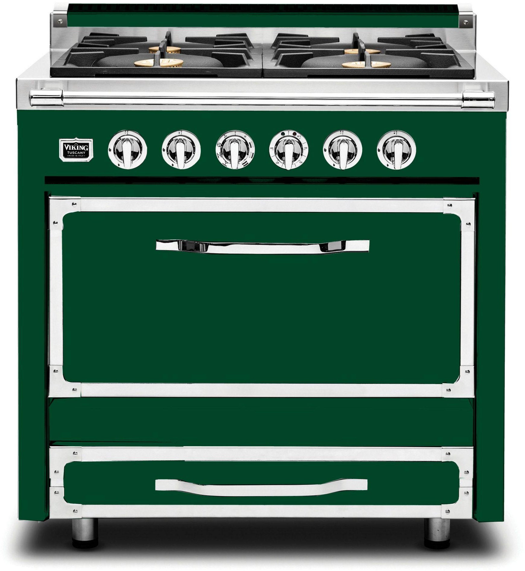 Viking TVDR3614BIV 36 Inch Freestanding Gas Range with 4 Sealed Burne...