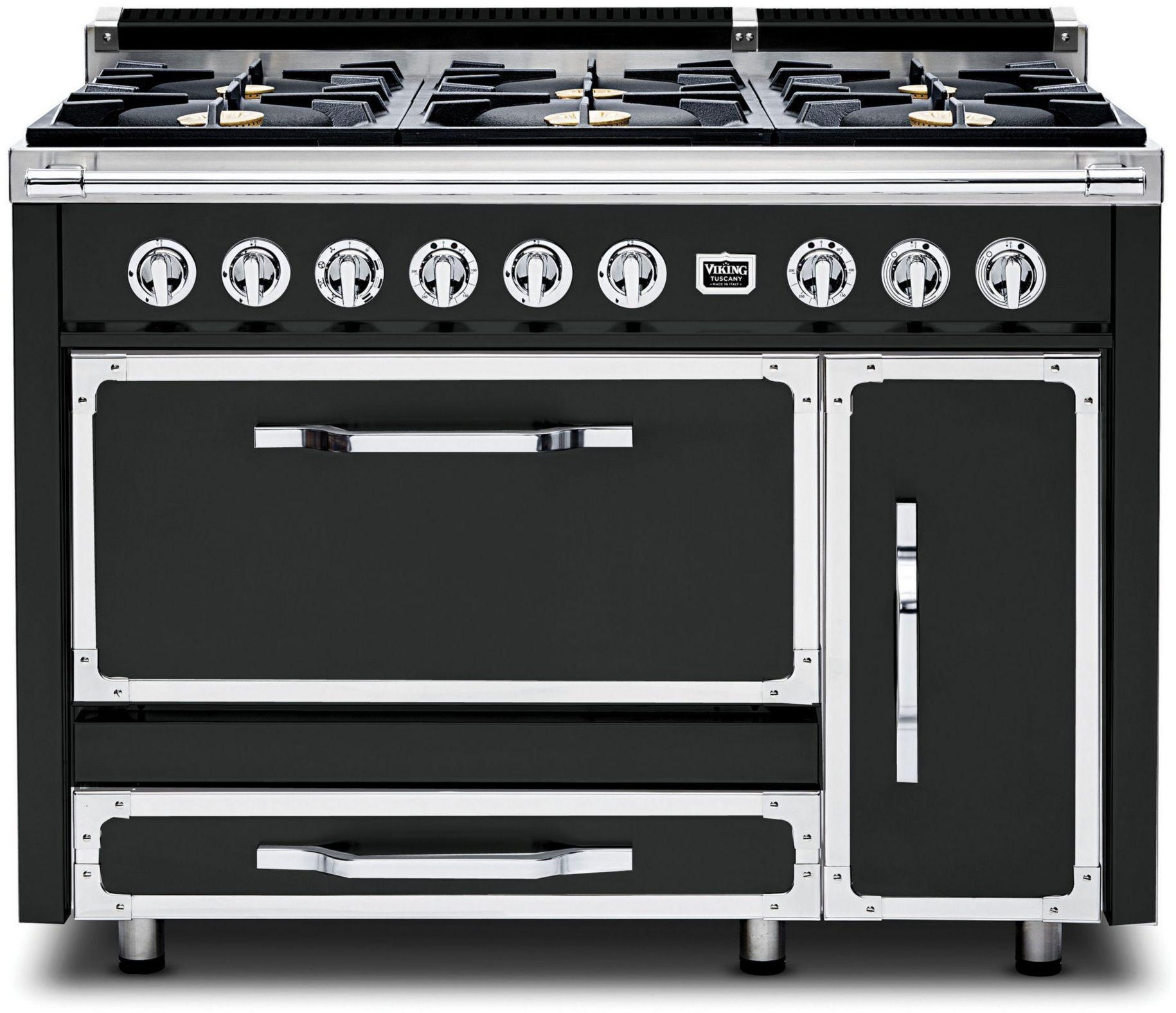 Viking TVDR4816BAN 48 Inch Freestanding Gas Range with 6 Sealed Burne...