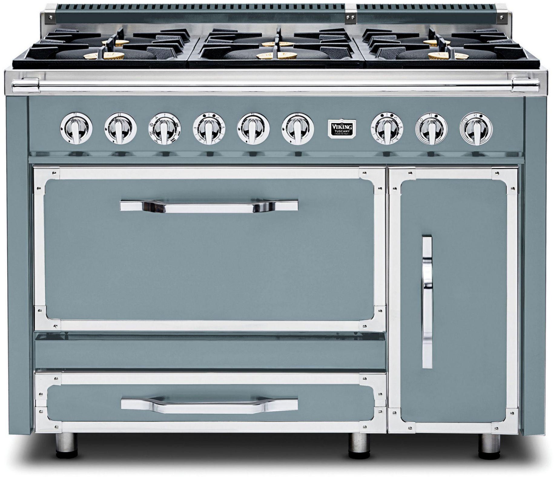 Viking TVDR4816BNS 48 Inch Freestanding Gas Range with 6 Sealed Burne...