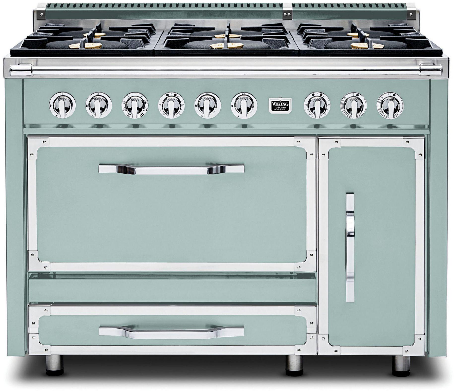 Viking TVDR4816BSP 48 Inch Freestanding Gas Range with 6 Sealed Burne...