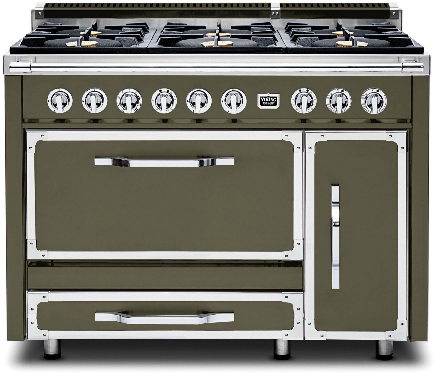 Viking TVDR4816BMA 48 Inch Freestanding Gas Range with 6 Sealed Burne...