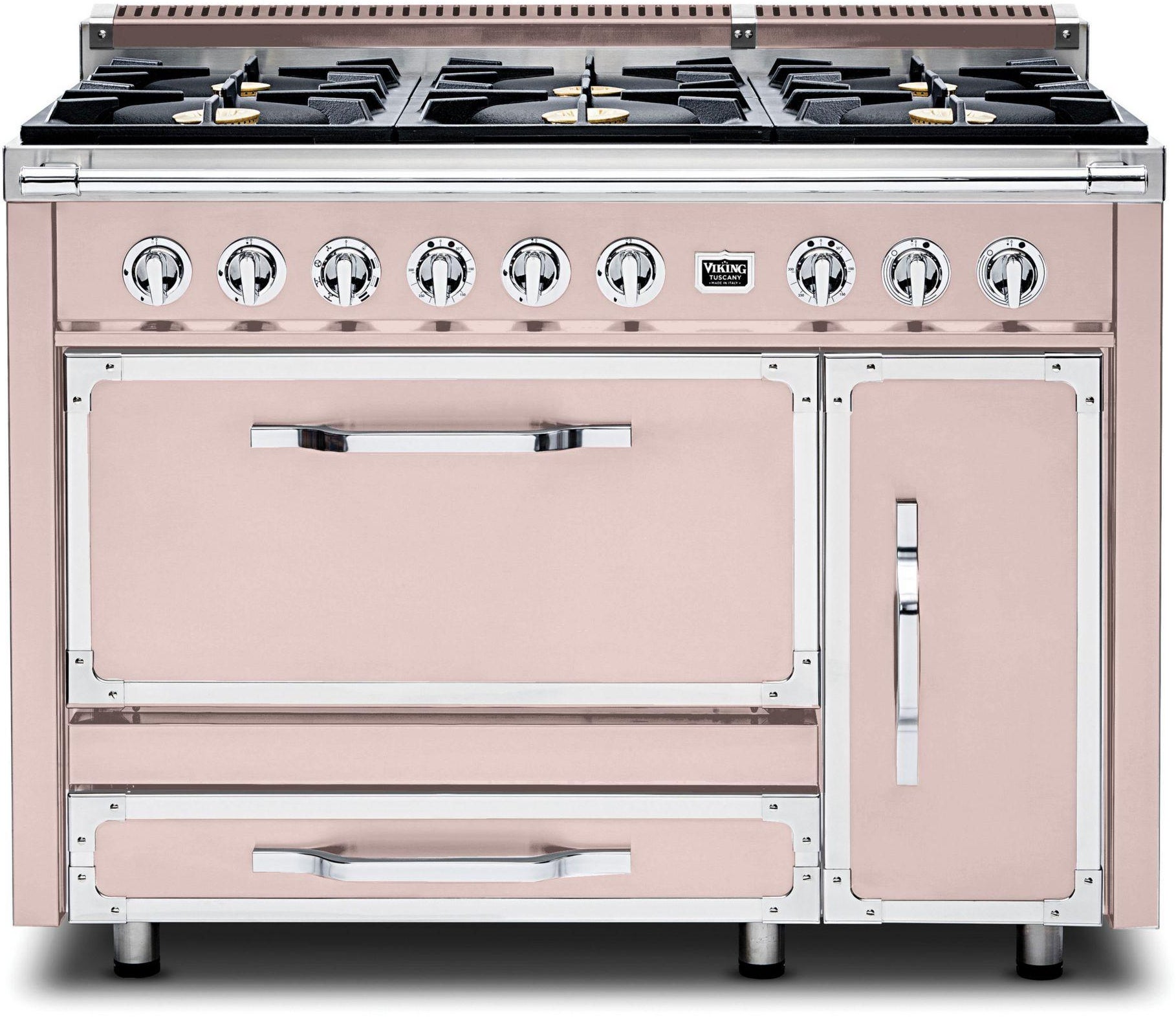 Viking TVDR4816BBH 48 Inch Freestanding Gas Range with 6 Sealed Burne...