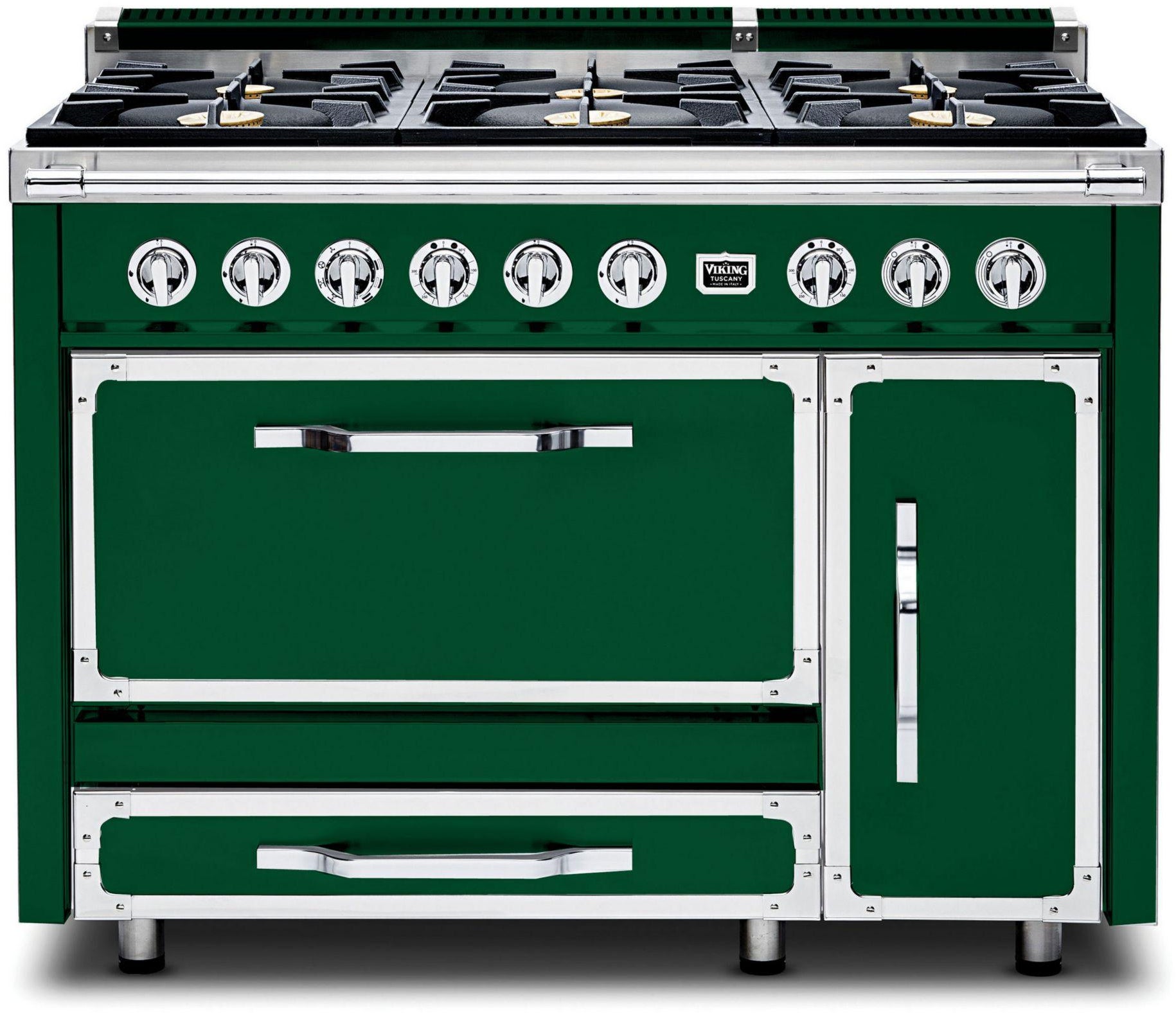 Viking TVDR4816BIV 48 Inch Freestanding Gas Range with 6 Sealed Burne...