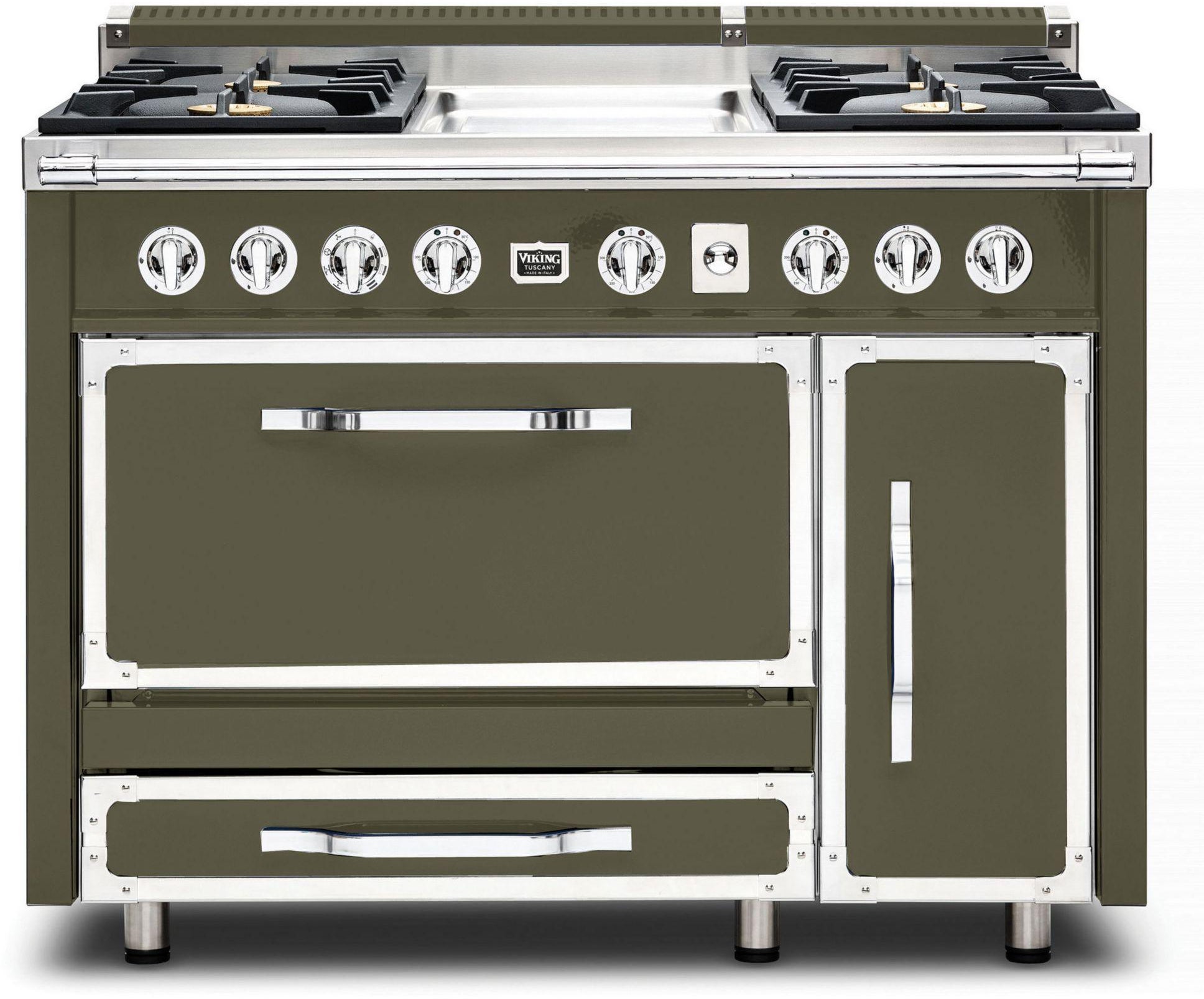 Viking TVDR4814GMA 48 Inch Freestanding Gas Range with 4 Sealed Burne...