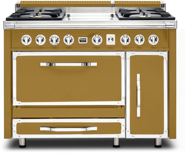 Viking TVDR4814GGH 48 Inch Freestanding Gas Range with 4 Sealed Burne...