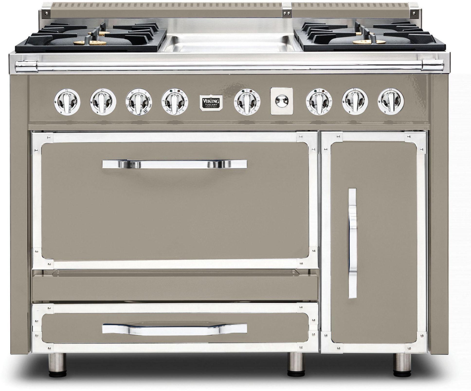 Viking TVDR4814GIV 48 Inch Freestanding Gas Range Ivy | Plesser's