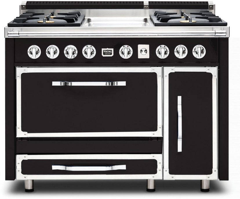 Viking TVDR4814GON 48 Inch Freestanding Gas Range with 4 Sealed Burne...