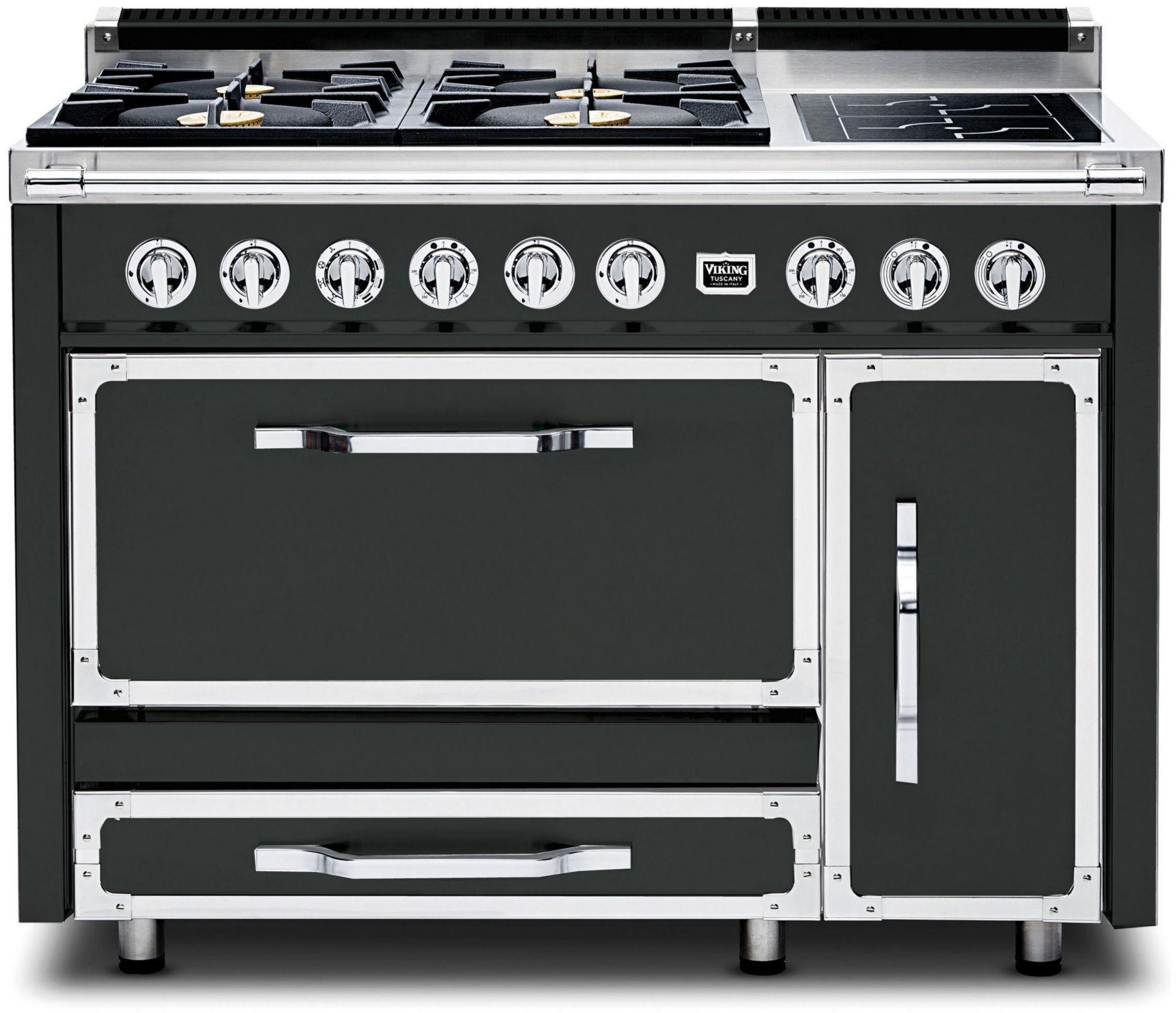 Viking TVDR4814IAN 48 Inch Freestanding Gas Range with 4 Sealed Burne...