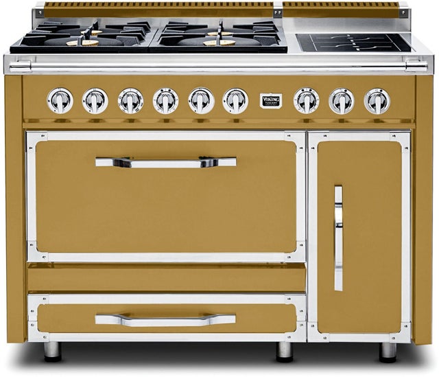 Viking TVDR4814IGH 48 Inch Freestanding Gas Range with 4 Sealed Burne...