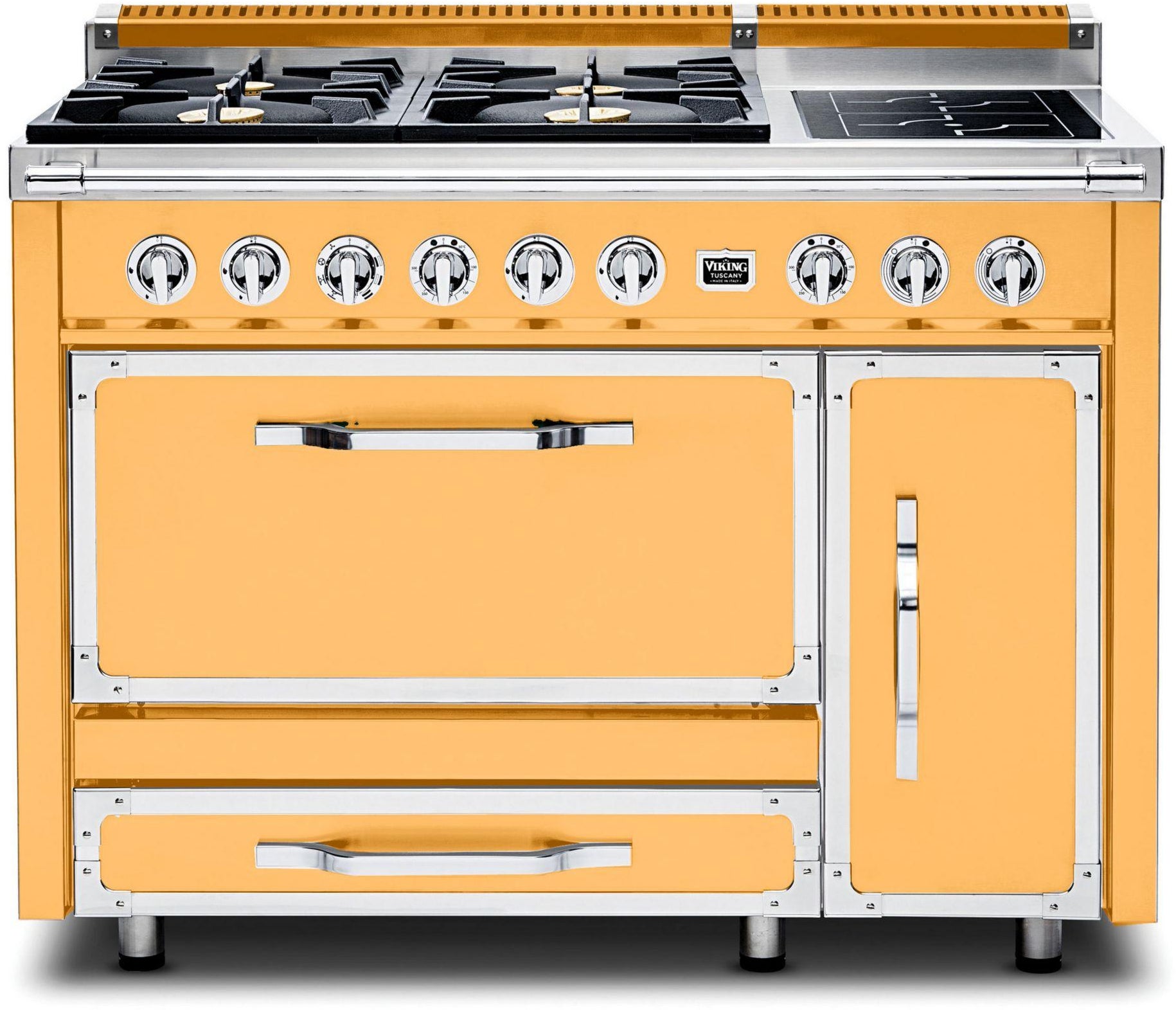 Viking TVDR4814IDA 48 Inch Freestanding Gas Range with 4 Sealed Burne...