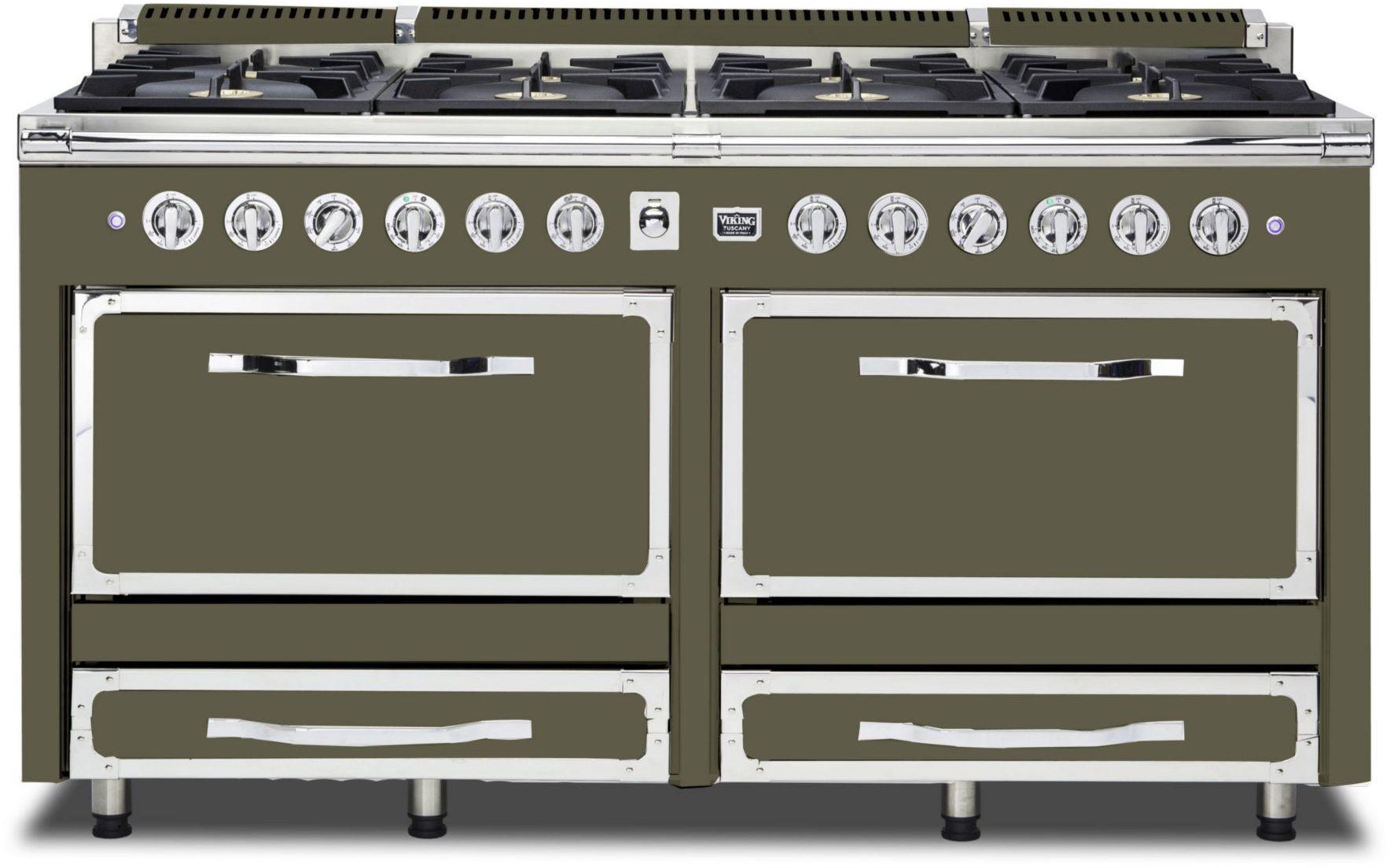 Viking TVDR6618BMA 66 Inch Freestanding Gas Range with 8 Sealed Burne...