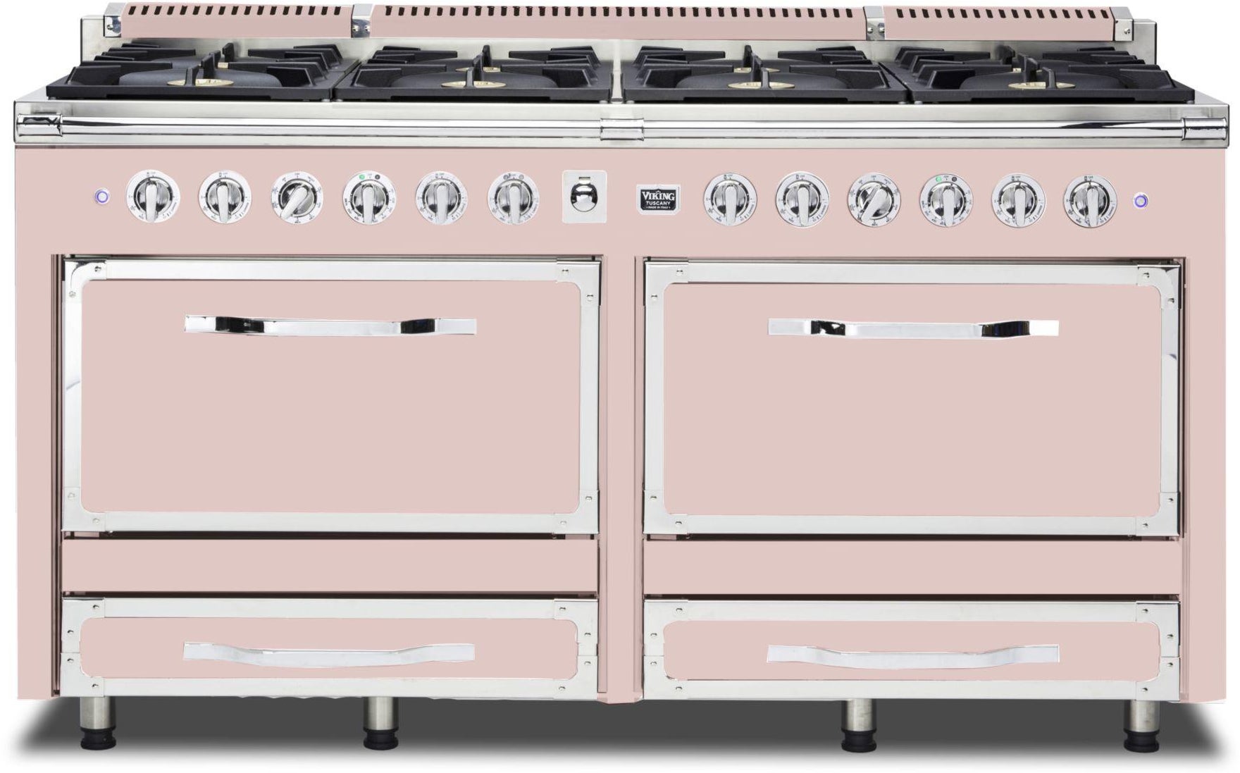 Viking TVDR6618BBH 66 Inch Freestanding Gas Range with 8 Sealed Burne...