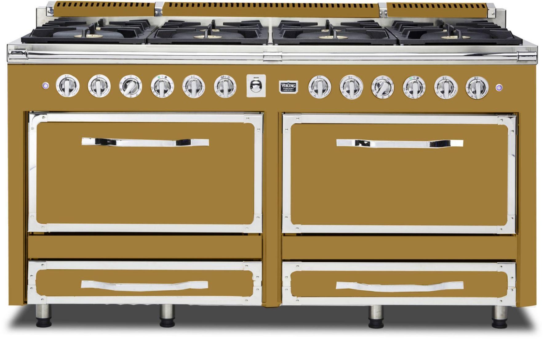 Viking TVDR6618BGH 66 Inch Freestanding Gas Range with 8 Sealed Burne...